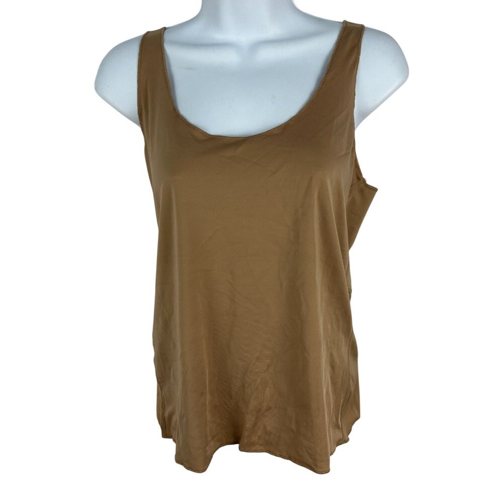 Cato Womens Brown Sleeveless Tank Top Size XL